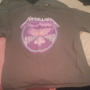 Metallica Gray Graphic T-Shirt